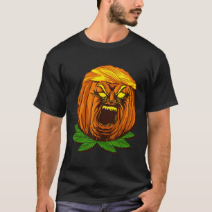 T-shirt Drôle Trumpkin Donald Trump Citrouille Halloween C