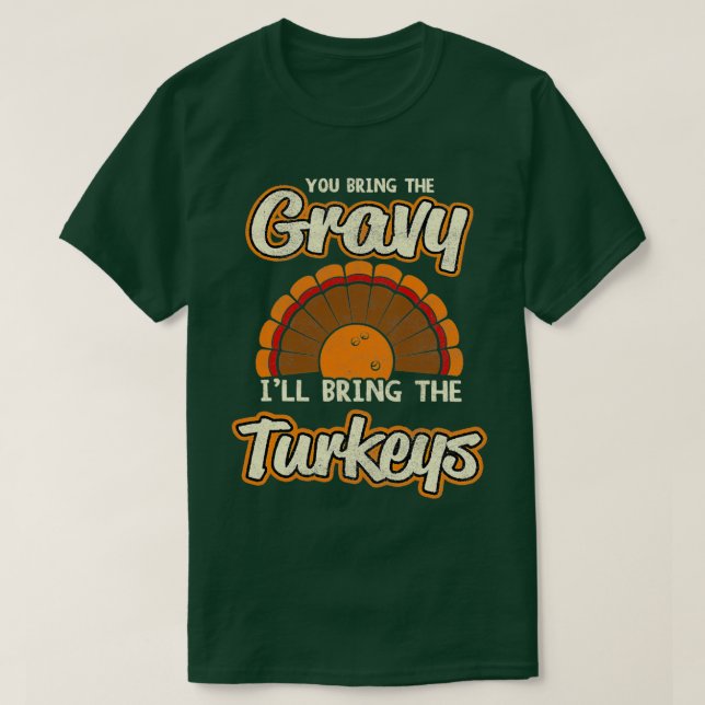 T-shirt Drôle Turquie Bowling Bowling T (Design devant)