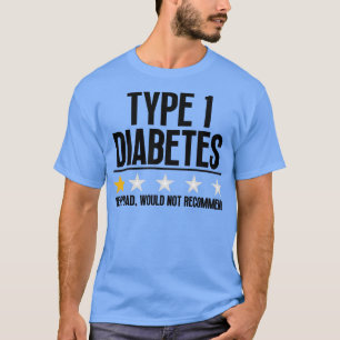 T-shirt Drôle Type 1 Diabète 3