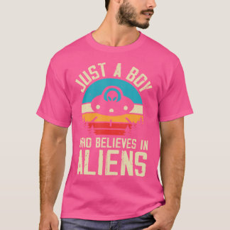 T-shirt Drôle Ufo Alien Sunset Retro Cadeaux Vintages pour