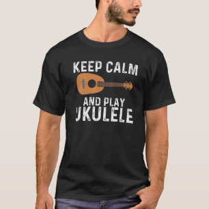T-shirt Drôle Ukulele Cadeau Pour Hommes Femmes Instrume