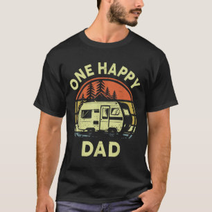 T-shirt Drôle Un Joyeux Camper Papa Cadeaux D'Anniversaire