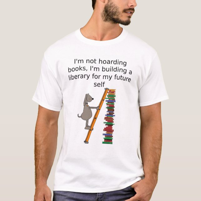 T-shirt drôle - Un must pour les bibliophiles (Devant)