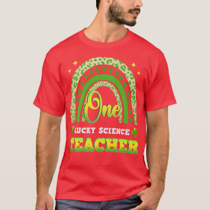 T-shirt Drôle Un Professeur Lucky Science St