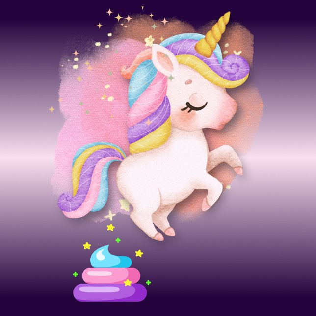 T-shirt Drôle Unicorn Poop (Créateur téléchargé)
