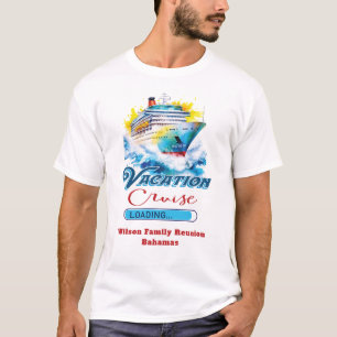 T-shirt Drôle Vacances Famille Réunion Croisière