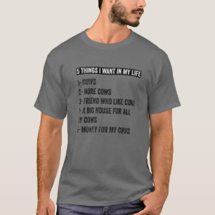 T-shirt Drôle Vache Vintage Pour Les Amateurs De Vache 5 C
