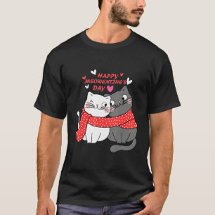 T-shirt Drôle Valentine S Day Citation Bonne Meowentines D