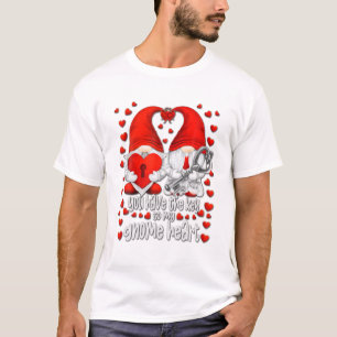 T-shirt Drôle Valentines Jour Gnomes Dit - Clé De Mon Gno