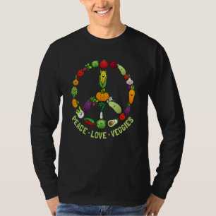 T-shirt Drôle Vegetarian Hommes Cool Vegan Veggie Vegan Ve