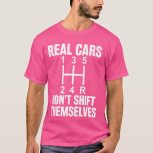 T-shirt Drôle Véritable Voitures Ne Pas Se Déplacer manuel