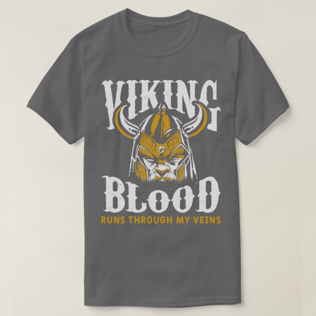 T-shirt Drôle Vikings Cadeau Pour Un Amoureux De Mythologi (Design devant)