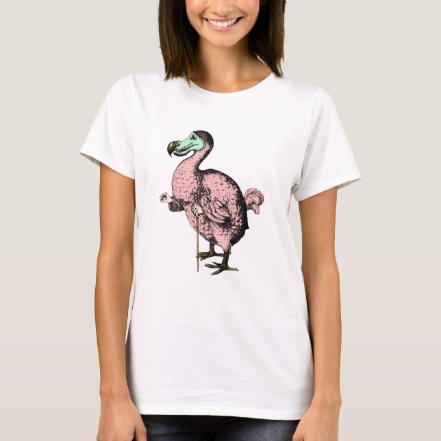 T-shirt Drôle Vintage Dodo Bird (Devant)