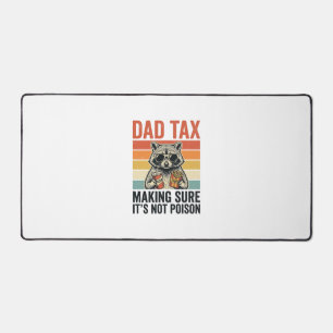 T-shirt drôle vintage Papa Tax Raccoon Design_1