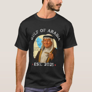 T-shirt Drôle Vintage Trump Golfe D'Arabie Rétro Golfe Du