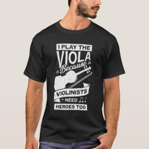 T-shirt Drôle Viola Player Instrument violeur Cadeau