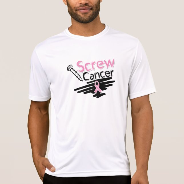 T-shirt Drôle Vis Cancer du Sein (Devant)
