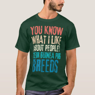 T-shirt Drôle Vous Savez Ce Que J'Aime À Propos Des Gens L