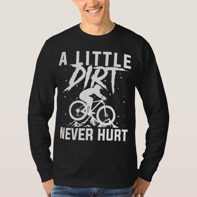 T-shirt Drôle VTT Art Hommes Femmes VTT VTT Vélo (Devant)