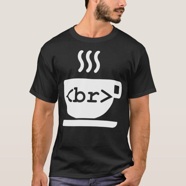 T-shirt Drôle Web Developer Coffee Coffee Coding (Devant)