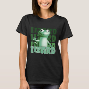 T-shirt Drôle Weirdcore Animal Femmes Hommes Lizard Lizard