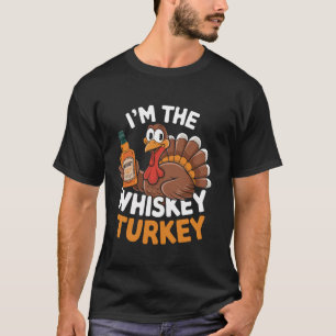 T-shirt Drôle Whiskey Turquie Boire Thanksgiving Hommes Fe