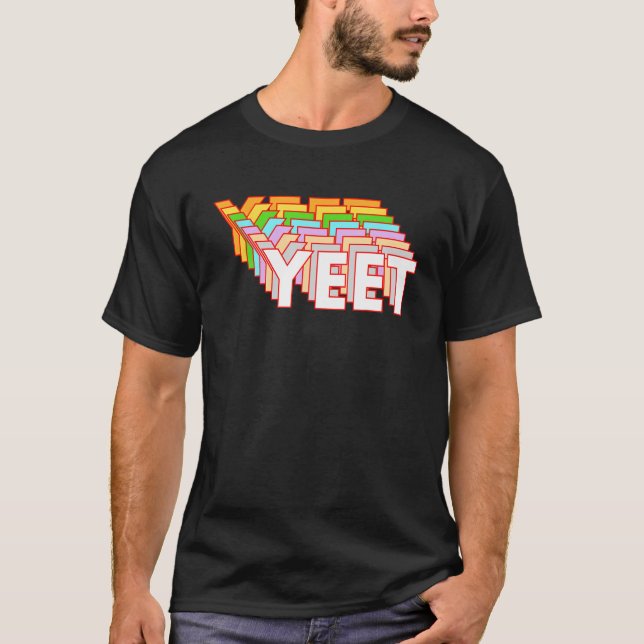 T-shirt Drôle Yeet Dank Mème Vidéo Jeu Lover Viral Phrase (Devant)