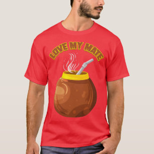 T-shirt Drôle Yerba Mate Tea Lover cadeau de fête thé buve