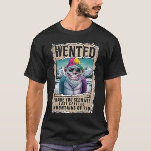 T-shirt Drôle yeti