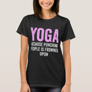 T-shirt Drôle Yoga Dit Méditation Yoga