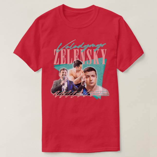 T-shirt Drôle Zelensky Ukraine (Design devant)