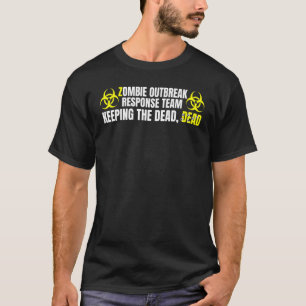 T-shirt Drôle Zombie Apocalypse Non Morte Pour Hommes Femm
