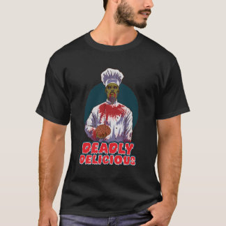 T-shirt Drôle Zombie Cook Cuisine Horreur Cook Undead Kitc