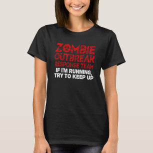 T-shirt Drôle Zombie Coureur Designs Pour Hommes Femmes Co
