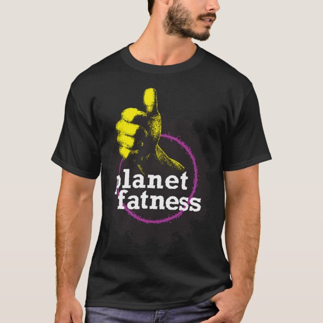 T-shirt Drôlerie de planète grasse (Devant)