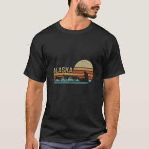 T-shirt Drôles Chiens de Traîneau d'Alaska Mushing Alaskan