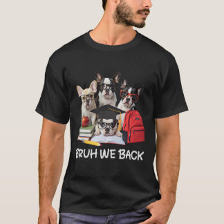 T-shirt Drôles de chiots bouledogues français mignons rent