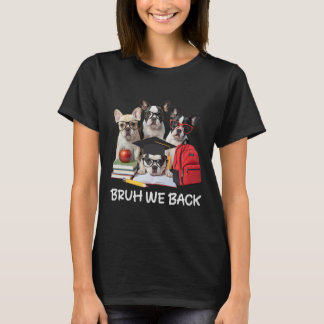 T-shirt Drôles de chiots bouledogues français mignons rent
