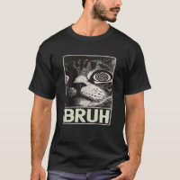 Drôles de citations Yeux fous Bruh Chat Meme Graph
