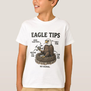 T-shirt Drôles de conseils de pygargue à tête blanche Humo