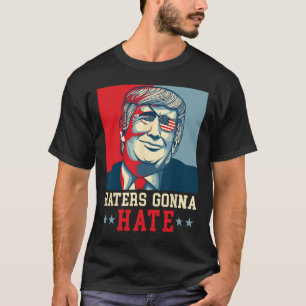 T-shirt Drôles de détracteurs vont détester Donald Trump P