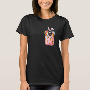 T-shirt Drôles de lapins de Pâques Pit Bull Dans les carot