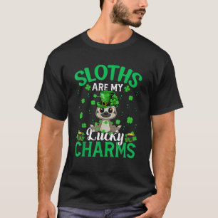 T-shirt Drôles de paresseux sont mes porte-bonheur Paresse
