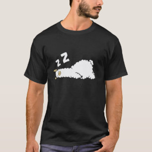 T-shirt Droll lama endormi lama fatigué lama pyjama amour