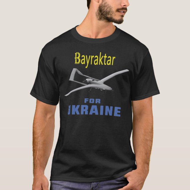 T-shirt Dron de Turquie de Bayraktar (Devant)