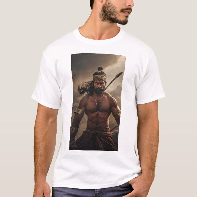 T-shirt Dronacharya : Guru de Mahabharata (Devant)
