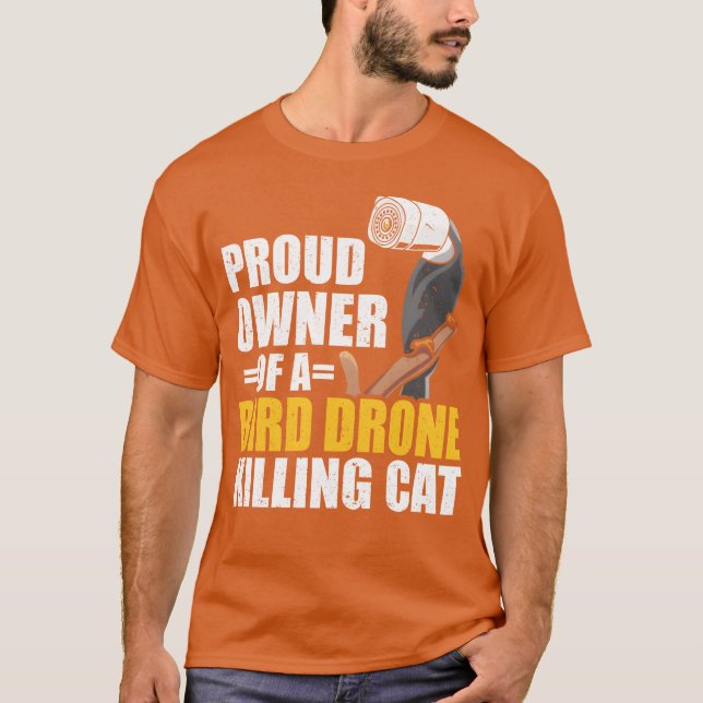 T-shirt Drone D'Oiseaux S'Il Vole Il Espère Oiseaux N'Est  (Devant)