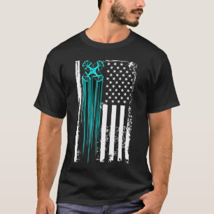 T-shirt Drone Drapeau Us