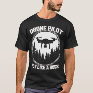 T-shirt DRONE PILOT voler comme un patron