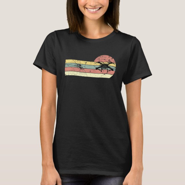 T-shirt Drone Quadrocopter drone pilote drone volant (Devant)